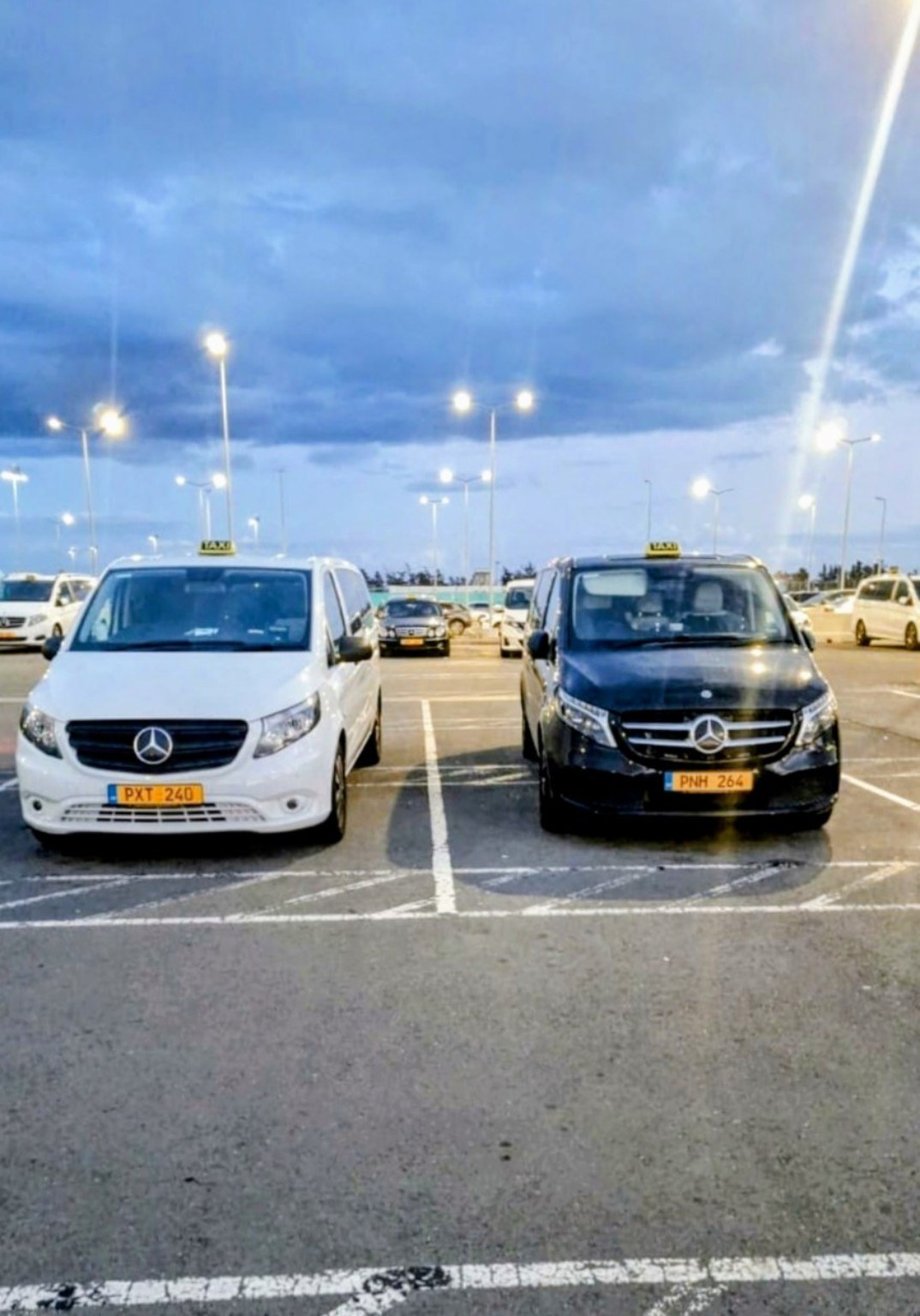 NapaPro vehicles at airport
